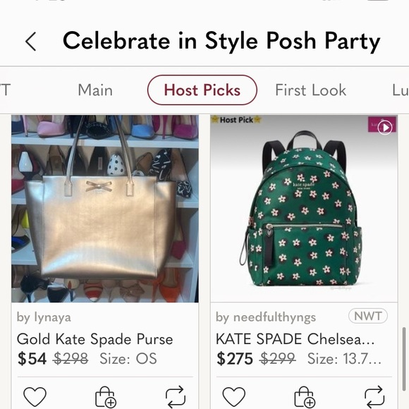 Gold Kate Spade Purse - Picture 14 of 15